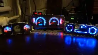 Приборная панель, печка и доп паень Mitsubishi Pajero Sport RGB