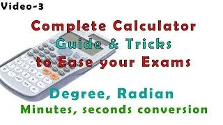 Degrees, Radian, Minutes and Seconds conversion
