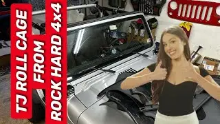 ROCK HARD 4X4 ROLL CAGE INSTALL FOR JEEP TJ