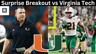 Surprise Breakout For The Miami Hurricanes vs Virginia Tech? | Miami Hurricanes Football