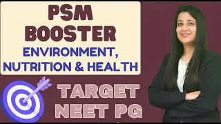 PSM BOOSTER : NEETPG REVISION Environment, Nutrition & Health neetpg #fmge