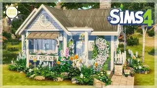 SMALL FLOWER COTTAGE 💐 | Sims 4 Speedbuild | No CC