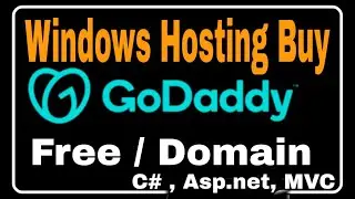 How To Buy Windows Hosting in godaddy | free domain | #hosting
