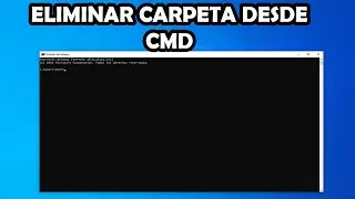 HOW TO DELETE A FOLDER OR DIRECTORY FROM CMD/WINDOWS COMMAND PROMPT/CONSOLE