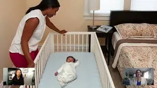 Seguro al Dormir sobre espacio separado de dormir para el bebé