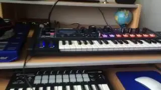 FL Studio with Novation LaunchKey Controller & Novation Mininova trance project