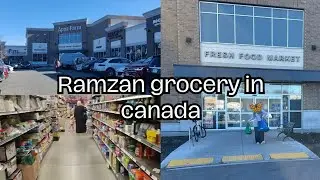 Ramzan grocery in canada | Ramzan ke teyarian shuru😍🌛