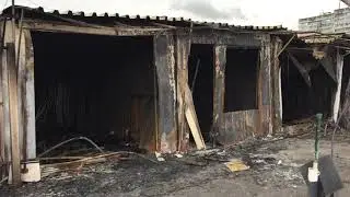 Последствие пожара на рынке в Болшево | Королёв | 24.09.2019