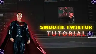 smooth twixtor setting without plugin in after effects| beginner
