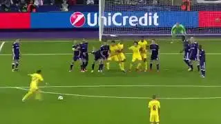 Neymar Amazing Free kick ( Anderlecht - Psg )
