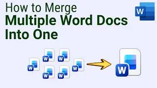 How to Merge Multiple Word Files into One