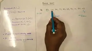 Quick Sort Algorithm with Example - Part 1