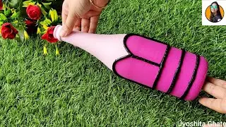 Super Easy Bottle Painting Ideas| Easy Glass Mirror Bottle Art| Bottle Craft| DIY Bottle Painting|