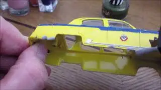 Die Cast Car Custom ( Old Soviet Taxi )