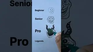 Drawing troll face #shorts