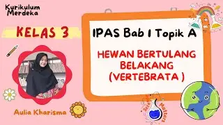 Hewan Bertulang Belakang Vertebrata - IPAS Kelas 3 Bab 1 Kurikulum Merdeka