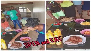 Spin & Eat Challenge. Live In Mwanza. TZ Part 01