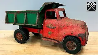 1950's Tonka Dump Truck Restoration - Antique Toy Restoring