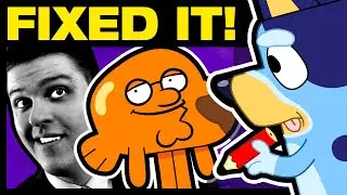 Bluey AND Gumball Tweeted HORRIBLE Art (So I Fixed It)