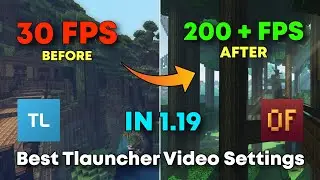 How To Fix Lag In Minecraft Tlauncher 1.19 | Increase Fps In Minecraft | 100% working