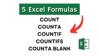 Complete Tutorial of COUNT Formulas in MS Excel