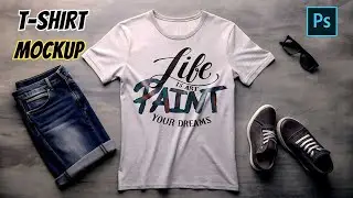 How to Create a Realistic T-Shirt Mockup in Photoshop | Step by Step Tutorial | Quick Fixup