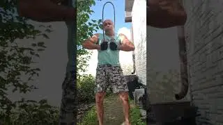 Тренажер для развития силы верха тела!!!! Из арматуры 14 й!!!!
