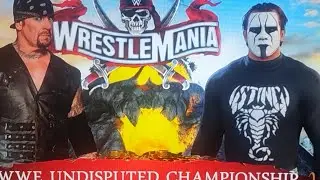 Sting vs Undertaker WrestleMania 41 iron man. Match.