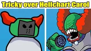 Tricky over Hellchart Carol - Friday Night Funkin' mod