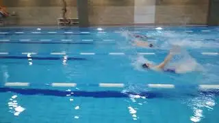Заруба по плаванию. АФ против ФХ! Выиграл касание на 24.5м