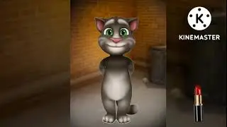 Talking Tom funny cat lipstick funny video one colour lipstick😂 | AsiTech