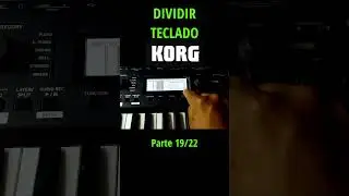 Dividir Teclado Korg - P19 #piano #korg #tecladistas #musicos #keyboard #musica