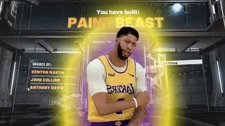 BEST ANTHONY DAVIS BUILD IN NBA 2K21| PAINT BEAST POWER FOWARD BUILD NBA 2K21