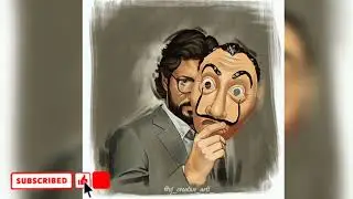 professor /moneyheist/digital art/vjcreativeartt/photoshopcc