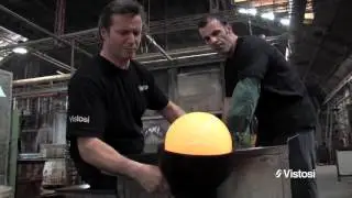 Мастерская стеклодувов, производство Infinita бренда Vistosi