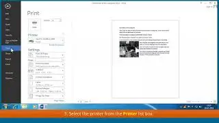 PRINTING THE DOCUMENT