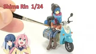 How to Build Scale Model - Motorcycle and Girl (Shima Rin) - 1/24