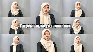 TUTORIAL HIJAB SEGIEMPAT PARIS JADUL || Adnis