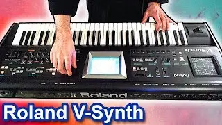 ROLAND V-SYNTH - Ambient chillout music soundscape 【SYNTH DEMO】