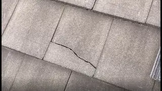 Replacing some concrete roof tiles