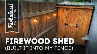 Part Shed, Part Fence // Firewood Storage