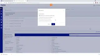 Searching for a specific company within the Fame database