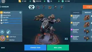 Newton Lantern After Update 600M Quantum sensor War Robots Gameplay