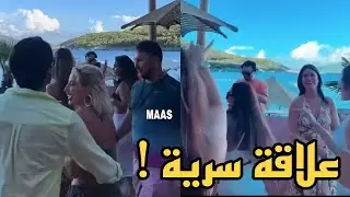 Model Rose danced with her boyfriend on the beach at the party.