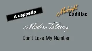 MODERN TALKING Don't Lose My Number (A cappella)