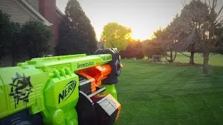{NERF WAR} Doomlands Vs Zombiestrike