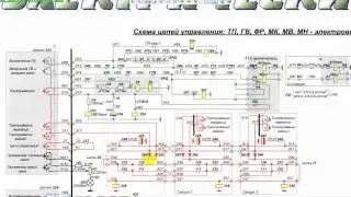 Схема подъема токоприёмника ВЛ80С
