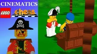 Lego Chess - All Pirate Capture Cutscenes