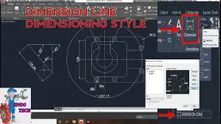 How to do Dimensioning in Autocad || how to change Dimensioning Style in Autocad ||