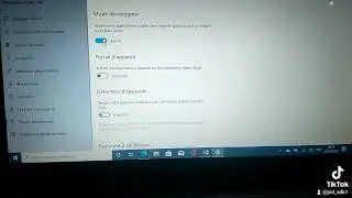 activer le mode devloper pour windows 10